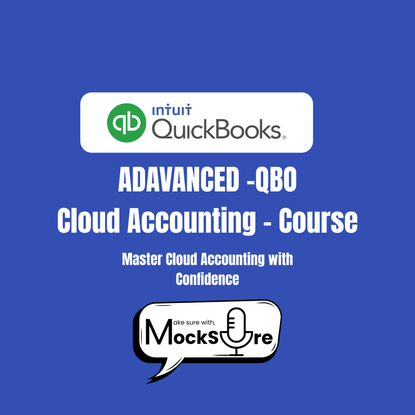 QBO (Quick Books) Cloud Accounting software course