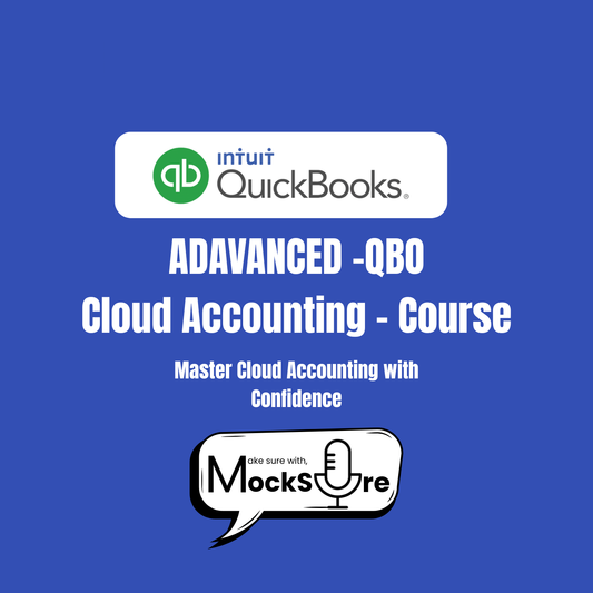 QBO (Quick Books) Cloud Accounting software course